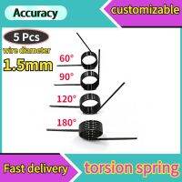 【LZ】tangzhang04713itq 65Mn Torsion Spring High Strength V-Shaped Wire Diameter 1.5mm Torsion Spring 60/90/120/180 Torque Angle Feeder Springs
