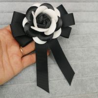 【CW】 Fashion Leather Bow Brooches for Big Size Brooch Pins Clothing Jewelry Accessories