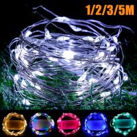 5Meters String Lights LED Copper Wire Strings Battery Powered Garland Fairy Lighting Strings Holiday Christmas Party Decoration Fairy Lights