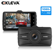 EKLEVA Dash Cam Ống Kính Kép Đầu Ghi Video 3 Inch Full HD 1080P Ghi Lặp