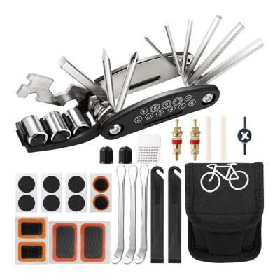 Bicycle Repair Tool Kit Multi Function Accessories Set for Road Mountain Bikes Easy to Carry Bicycle Multi-Tool Practical Gift bearable