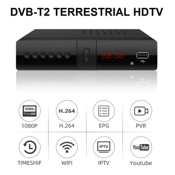 HD6800 DVB T2 DVB-C HEVC 265 Digital TV Tuner DVB-T2 H.265 HD Decoder