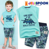 [JELISPOON] Summer Botanic เสื้อแขนกุด พร้อม กางเกง [korean brand] T-shirt + Pants/JTPUSE81