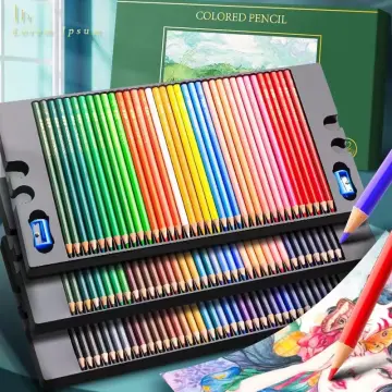 120Colors Oil Wood Colored Pencils Watercolor Pencil Sketch Drawing Pencil  Set Art Supplies