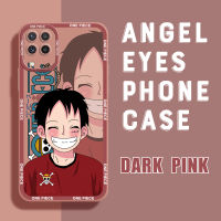 M22การ์ตูนสำหรับ Samsung Galaxy A22เคสโทรศัพท์มือถือยางนิ่มเคสโทรศัพท์มือถือลูฟี่ใหม่เคสกันกระแทกดีไซน์ปกป้องกล้องคลุมทั้งหมด