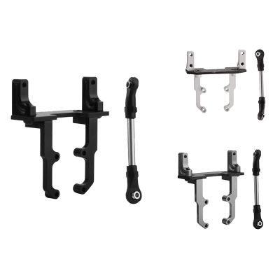 Metal AR44 Axle Servo Mount Stand with Steering Link Rod for Axial SCX10 II 90046 1/10 RC Crawler Upgrades Parts