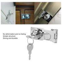 【COD】【ห้ามพลาด】Hasp พร้อมกุญแจขนาดใหญ่ Hasp ความปลอดภัยตัวล็อคบานพับพร้อมสแตนเลสล็อคสำหรับครัวเรือนขนาดเล็กเครื่องมือ