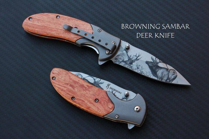 มีดพับด้ามไม้ลายเขากวาง-browning-sambar-deer-knife