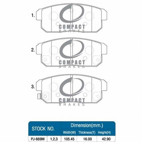 ผ้าเบรคหลัง-nissan-cerfiro-a33-2-0-3-0-ปี-2002-04-sunny-super-neo-1-8-ปี-2004-08-compact-dcc-669