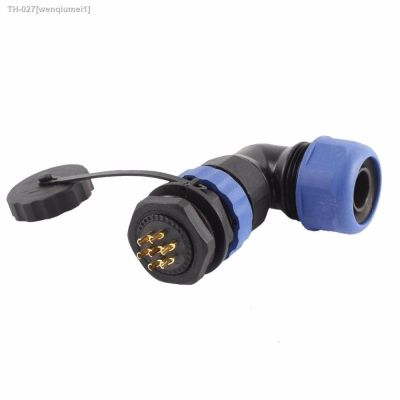 ▲♗ SD20 20mm 7 Pin 7P Waterproof Elbow Aviation Cable Connector Socket IP68 2P 3P 4P 5P 9P 12P