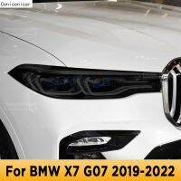 Car Headlight Tint Anti-Scratch Smoked Black Protective Film Self Healing TPU Stickers For BMW X7 G07 2019-2022 Accessories Bumper Stickers  Decals  M