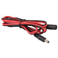 1.5M Extension Cable DC5525 Male to Female DC 5.5x2.5 Laptop Monitor Power Cord Black + Red thumbnail