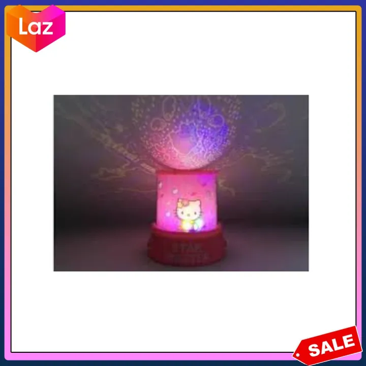 Original Smile Hello Kitty Projector Lamp Kids Star Master light