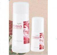 แป้ง Rosia แป้งหอมโรยตัว 100 g.พร้อมโรลออนระงับกลิ่นกาย 50 ml. หอมติดทนนาน Giffarine Rosia Powder Perfume and Roll-on Long Lasting Fragrance