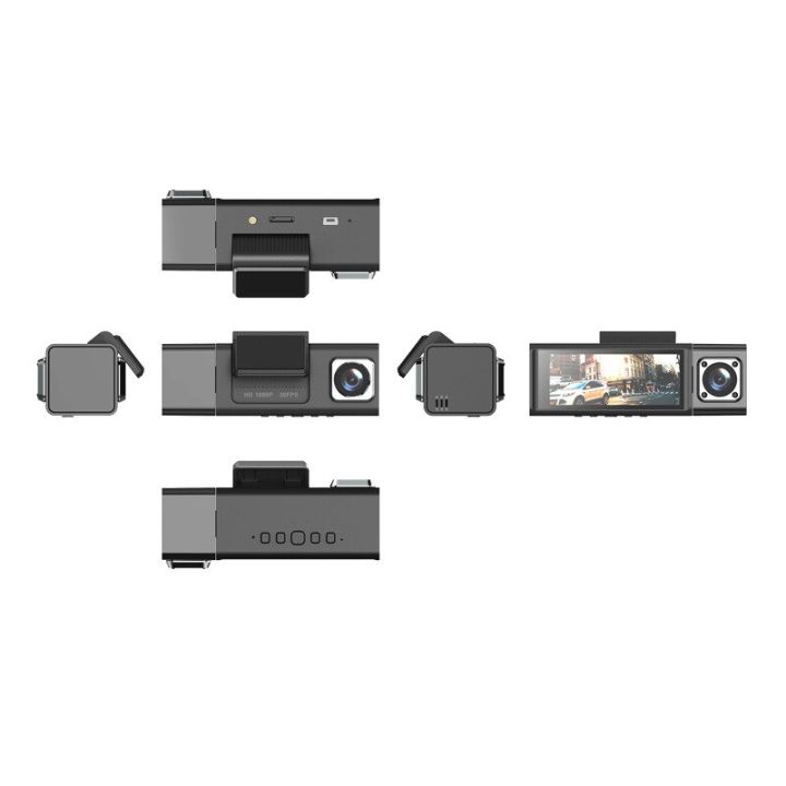 กล้องติดรถยนต์กล้องบันทึกสาม-kamera-spion-ขนาด3-16นิ้วความละเอียด-hd-1080p-สำหรับเครื่องบันทึกวีดีโอโลหะ-dvr-ซ่อนรถยนต์