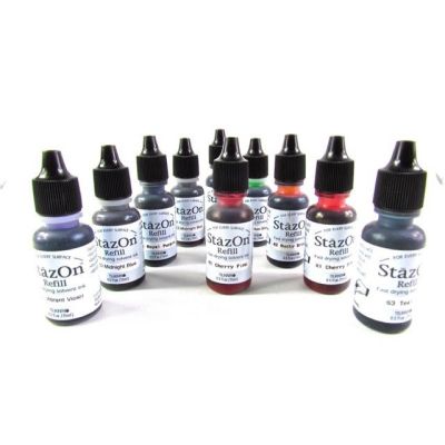 น้ำหมึกกันน้ำ Stazon ink Refill - 15 ml.