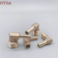 Brass Hose Barb Fitting Elbow 6mm 8mm 10mm 12mm 16mm To 1/4 1/8 1/2 3/8 quot; BSP Male Thread Barbed Coupling Connector Joint Adapter