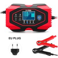 ZZOOI E-FAST Car Battery Charger 12V 6A Intelligent Fast Charging Pulse Repair Type Full Auto-Stop Dual-Mode Lead Acid for Motorcycle