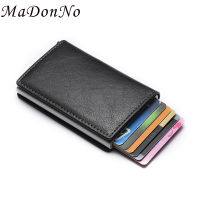 2021 New Rfid Card Money Clip Wallet Leather Men Slim Thin Money Bag Wallet Male Women Pocket Cash Holder Money Case Wholesale