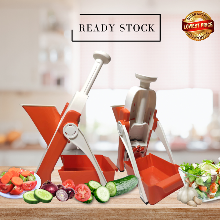 Adjustable Hand Dial Pressure Vegetable Cutting Hand Machine Kitchen