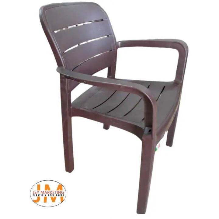 【COD】 ZOOEY Monoblock Chair Color BROWN Lazada PH