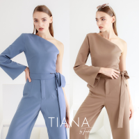 TIANA - Scarlett One-Shoulder Top เสื้อปาดไหล่ ผูกเอว