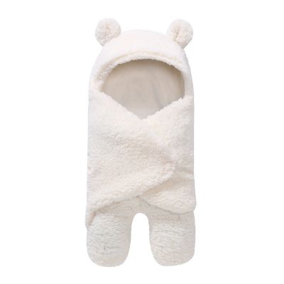 Unisex Sleeping Bag Newborn Split Leg Polyester Baby Boy Pajamas Plush Hooded Baby Girl Pajamas Blanket Sleepers