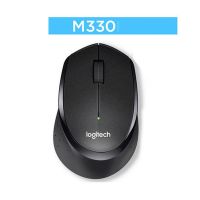 เมาส์เงียบไร้สาย M330ดั้งเดิม Logitech มี USB 1000DPI ออปติคอลสำหรับนักเล่นเกมคอมพิวเตอร์สำนักงาน/แล็ปท็อป