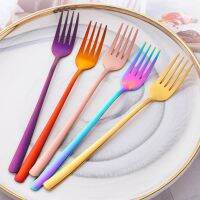 【CW】 1Pcs Dinnerware Restaurant Supplies Dinner Fork Purpose Handle