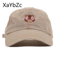 Kanye West Ye Bear พ่อน่ารักเบสบอลหมวกฤดูร้อนสำหรับผู้ชายผู้หญิง Snapback Unisex Exclusive Release Hip Hop สไตล์ร้อนหมวก-Zitao