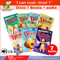 (In Stock) พร้อมส่ง หนังสือฝึกอ่านภาษาอังกฤษระดับต้น I can read Dixie level 1  จำนวน 7 books + Free audio