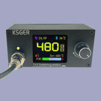 KSGER T12 C210สถานีเครื่องเชื่อมเหล็กขนาดเล็กสำหรับ JBC เชื่อมเคล็ดลับเครื่องควบคุม STC V2.3 DIY 1.8นิ้วสว่านไฟฟ้านอนอัตโนมัติ70W