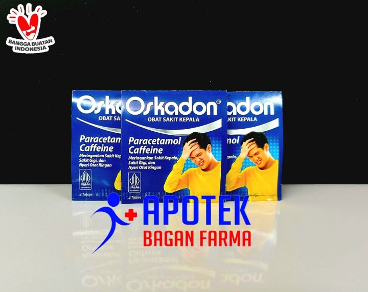 Obat Sakit Kepala Oskadon 3 Strip 12 Tablet Lazada Indonesia