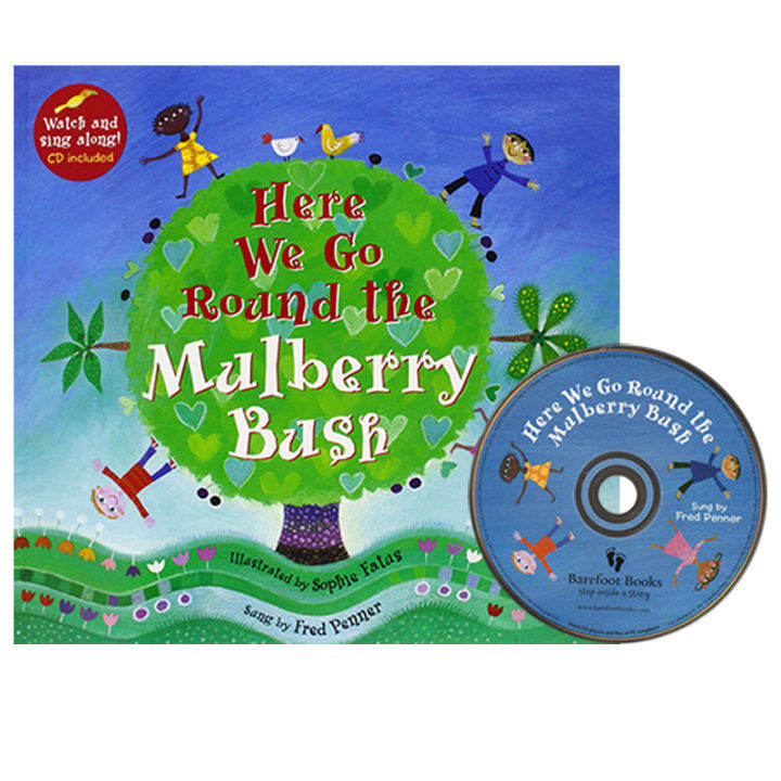 Milu Picture Book Here We Go Round The Mulberry Bush CD Children's ...