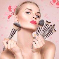 แปรงแต่งหน้า 10ชิ้น แปรงปัดแก้ม ชุดแปรงแต่งหน้า make up brush set Champagne make up brush