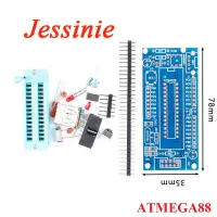 ATmega8 ATmega48 ATMEGA88 Development Board System Board Kit AVR Diy Electronic Module Kit Pcb ISP USB Interface