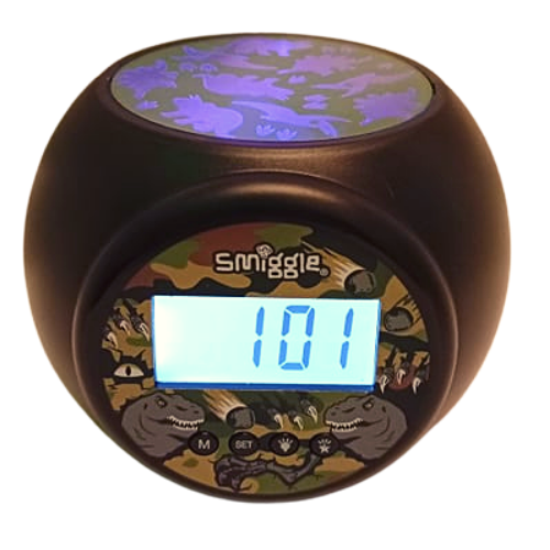 Smiggle Authentic Projector Digital Clock Digital Alarm Clocks Green