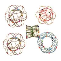 Kids Mandala Decompression Toys Adult Children Anti-Stress Toy Variety Flower Basket Steel Ring Thirty-Six Softened Toy