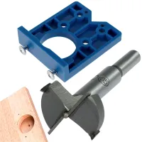 【LZ】 35mm Hinge Drilling Jig Set Concealed Guide Hinge Hole Drilling Locator Woodworking Hole Opener Door Cabinet Accessories Tools