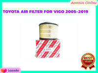 กรองอากาศ Toyota โตโยต้าแท้ Fortuner 2005-2014,Hilux Vigo,Vigo Champ By D Filter กรองอากาศ TOYOTA VIGO ทุกรุ่น เครื่อง2.5,2.7,3.0 ปี 2004-2019 (ไส้กรองอากาศรถยนต์)