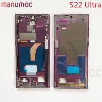 Middle Frame Bezel For Samsung Galaxy S22 Ultra LCD Display Refurbish Replacement Parts