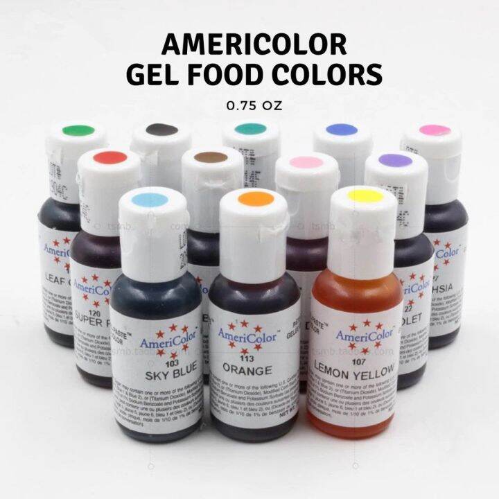 AmeriColor Gel Food Color 0.75oz Lazada PH