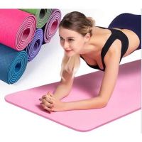 Exercise Equipment Shopเสื่อโยคะ เสื่อออกกำลังกาย เบาะโยคะ เบาะรองออกกำลังกาย Yoga Exercise Mat&amp;lt;01&amp;gt;