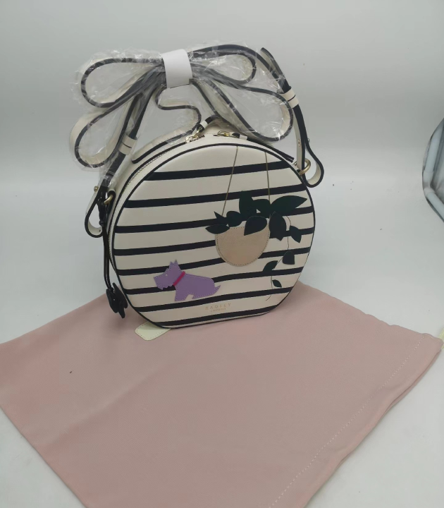 Radley Genuine Leather Round Bag.Crossbody Bag/Hand Bag 20.5x20cm