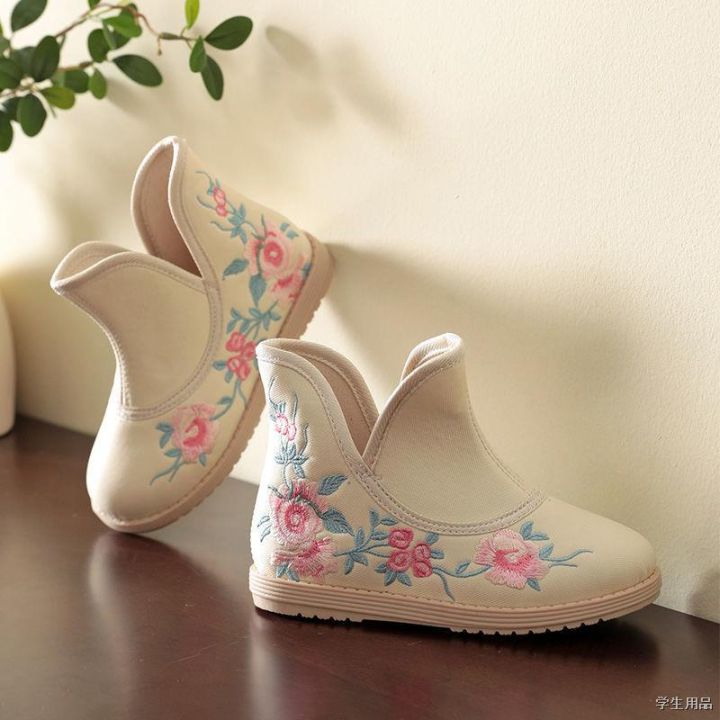 embroidered-shoeshanfu-shoes-snow-boots-old-beijing-parent-child-chinese-style-children-s-hanfu-girls-spring-and-autumn-new-dance-performance-1223