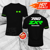 2023 New NEW Kawasaki Ninja Superbike Motorcycle 750 ZXR T-Shirt Ready Stock Black Gray Green Color Available Summer Fashion T-shirt