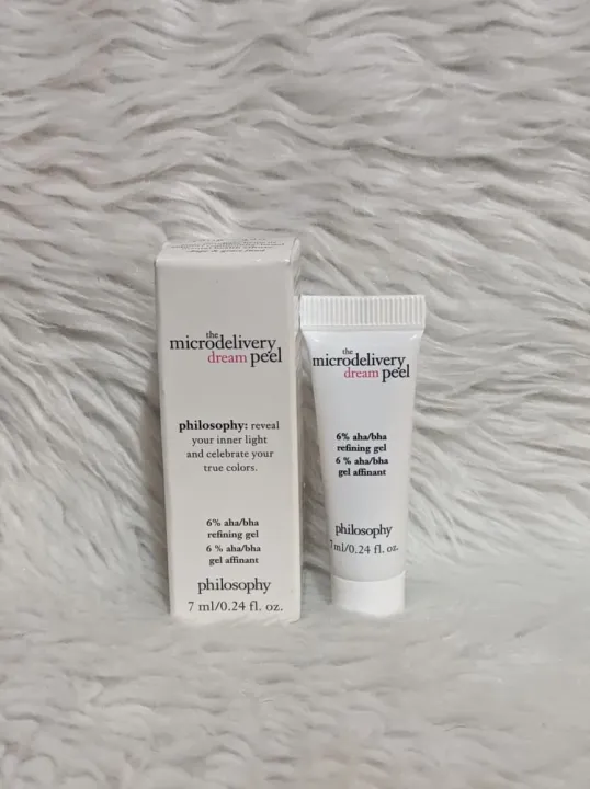 Philosophy The Microdelivery Dream Peel 6% AHA/BHA Refining Gel 7mL ...