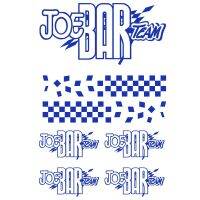 【cw】 Compatible for bar team 7 stickers decals moto sponsor car 9 choices31.8cmx48.5cm