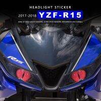 สติกเกอร์ป้องกันหลอดไฟหน้า3มิติสำหรับยามาฮ่า YZF-R15 YZFR15 V3 CoverR15 2018อุปกรณ์เสริมมอเตอร์ไซค์