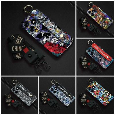 Lanyard New Arrival Phone Case For Tecno Spark10 4G/K15K Soft Case Shockproof armor case TPU Phone Holder Wrist Strap